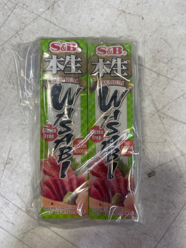Photo 2 of 2 PACK S&B Premium Wasabi Paste in Tube, 1.52 Ounce
