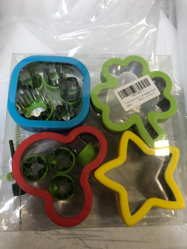 Photo 2 of 13 Pack Mini Cookie Cutters Fruit Cutters Shapes Pastry Cutter Vegetable Cutter
