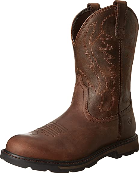 Photo 1 of ARIAT mens Groundbreaker Round Toe Work Boots SIZE 11
