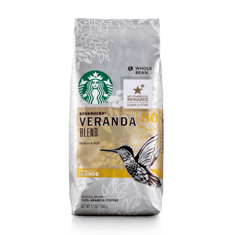 Photo 1 of 3 COUNT Starbucks Whole Bean Coffee Blonde Roast Veranda Blend 12 Oz FLAVOR: TOASTED MALT & BAKING CHOCOLATE 