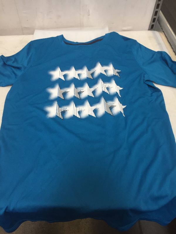 Photo 2 of Boys' Short Sleeve Stars Graphic T-Shirt - All in Motion BOYS' SIZE LARGE