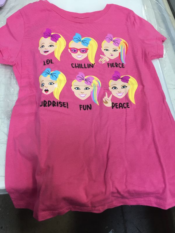 Photo 2 of Girls' JoJo Siwa Short Sleeve Graphic T-Shirt GIRLS' SIZE SMALL