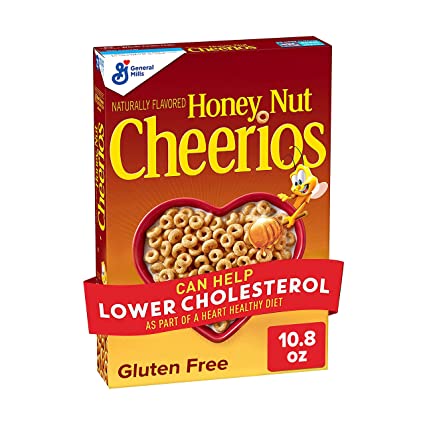 Photo 1 of 3PC - Honey Nut Cheerios Heart Healthy Cereal, Gluten Free Cereal With Whole Grain Oats, 10.8 oz - EXP: NOV 03, 2022
