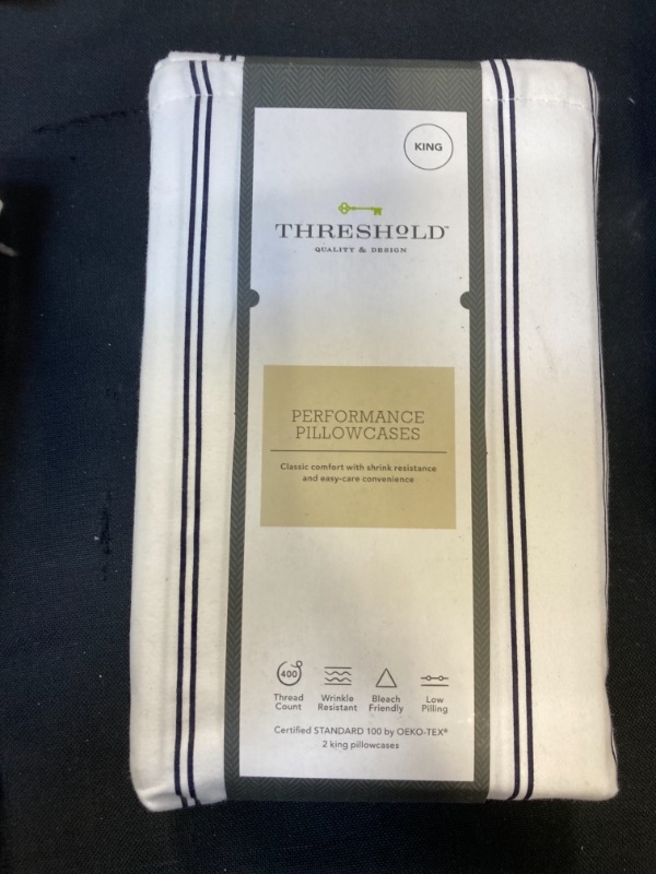 Photo 2 of 400 Thread Count Printed Pillowcase - Threshold™
, KING SIZE 