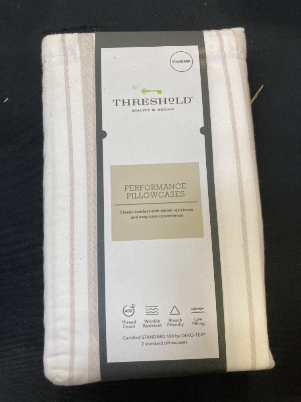 Photo 2 of 300 Thread Count Ultra Soft Printed Pillowcase - Threshold™
, STANDARD SIZE  