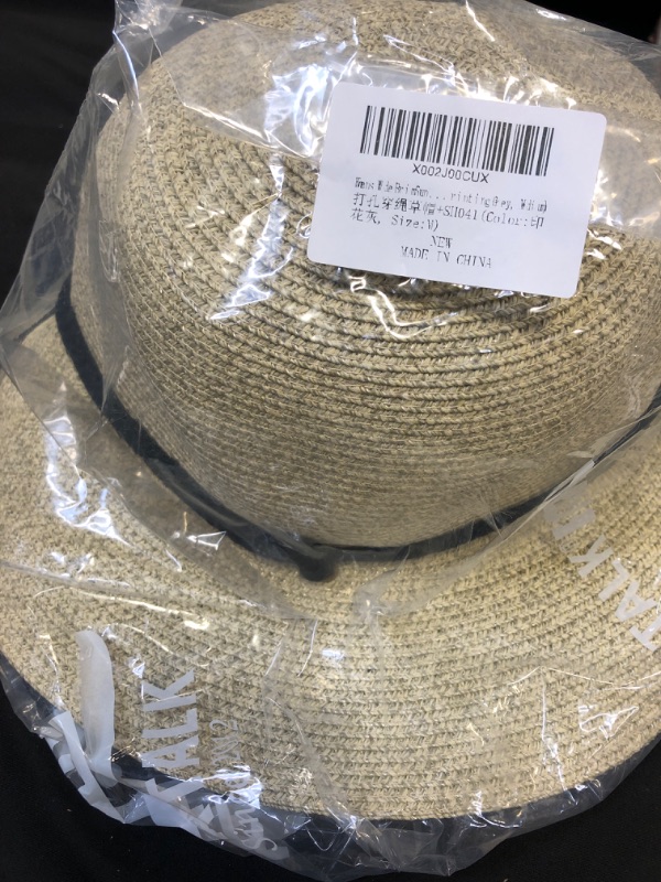 Photo 2 of FURTALK Womens Wide Brim Sun Hat with Wind Lanyard UPF Summer Straw Sun Hats for Women  MEDIUM