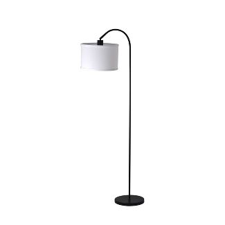 Photo 1 of Arc Floor Lamp Black - Room Essentials™Assembled Dimensions: 58 Inches (H) x 12 Inches (W) x 20.6 Inches (D)--Bulb not included--


