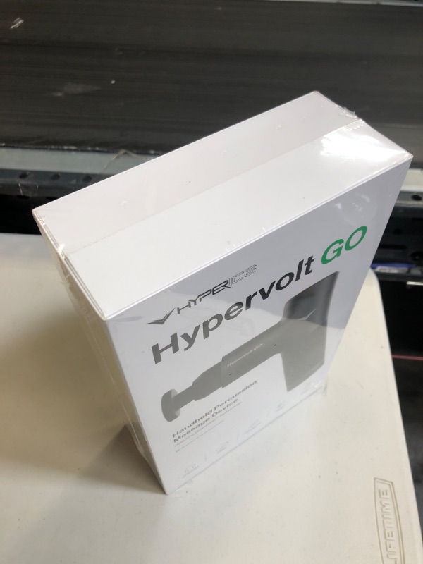 Photo 2 of Hyperice Hypervolt GO - Deep Tissue Percussion Massage Gun - Take Pain Relief and Sore Muscle Recovery on The GO with This Surprisingly Powerful, Whisper-Quiet Portable Handheld Electric Massager.
SEALED 