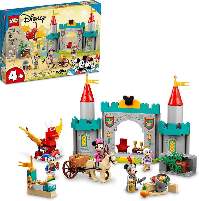 Photo 1 of LEGO Disney Mickey and Friends – Mickey and Friends Castle Defenders 10780 Building Toy Set for Preschool Kids, Girls, and Boys Boys Ages 4+(215 Pieces)
sealed 