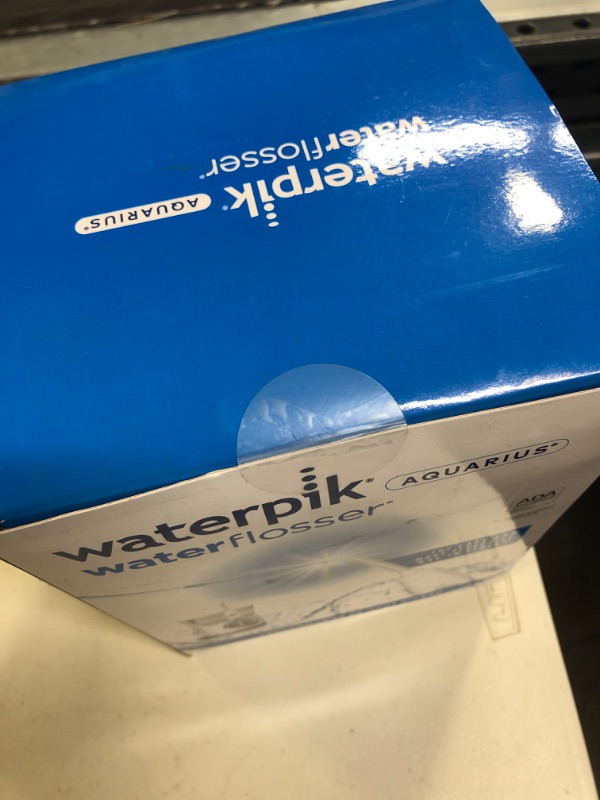 Photo 3 of Waterpik Aquarius Water Flosser Professional For Teeth, Gums, Braces, Dental Care, Electric Power With 10 Settings, 7 Tips For Multiple Users And Needs, ADA Accepted, White WP-660
SEALED 