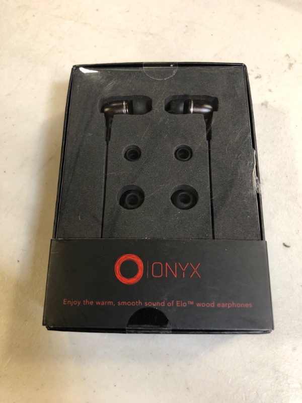 Photo 2 of Onyx Noise Cancelling in-Ear Wired Headphones with Mic, 3.5mm Plug Compatible with iPhones, iPads, Android Phones, Computers & Laptops (Red)
SEALED 