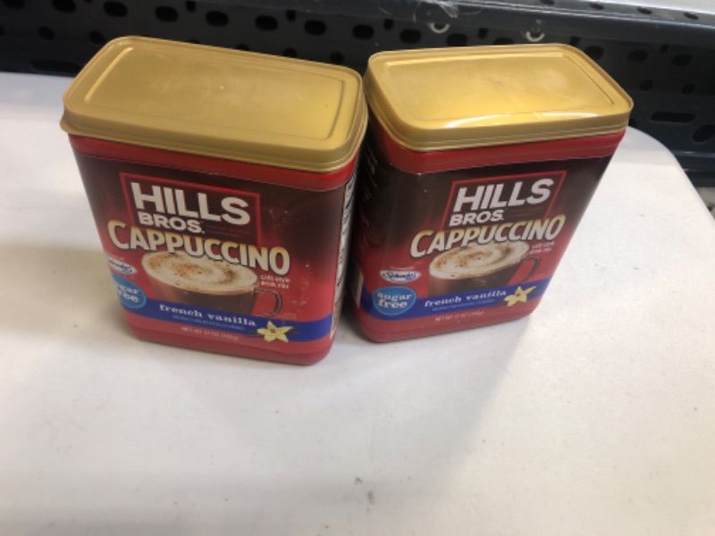 Photo 2 of 
Hills Bros. Instant Cappuccino Mix, Sugar-Free French Vanilla Cappuccino Mix ââ‚¬â€œEasy to Use, Enjoy Coffeehouse EXP 9/22