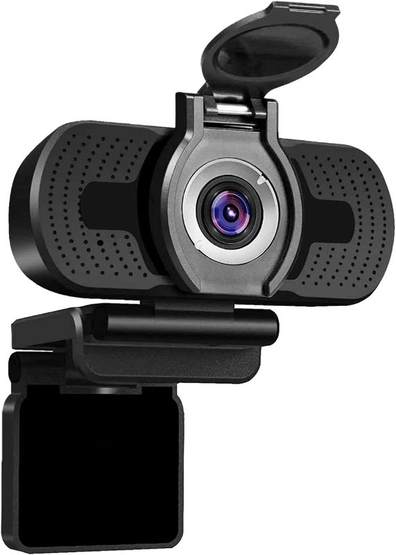 Photo 1 of HD Webcam with Microphone 1080P Webcam USB Connection for Professional Streaming,Conferencing,Video Calling,Fit for Laptop,Desktop.Compatiable with Computer Windows,Mac (with Cover Style 3)