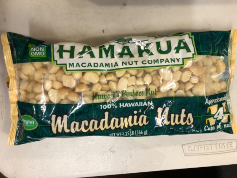 Photo 2 of 100 Hawaiian Dry Roasted Baking Macadamia Nuts 1.25 lb. Bag
EXP 04/2023