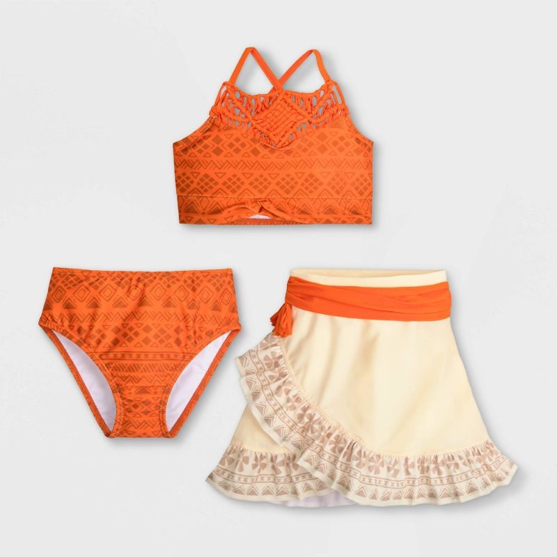 Photo 1 of Girls Disney Moana 3pc Swimsuit Bikini Set - - Disney Store
SIZE 9/10