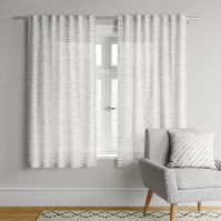 Photo 1 of 1pc Light Filtering Striation Herringbone Window Curtain Panel - Project 62™