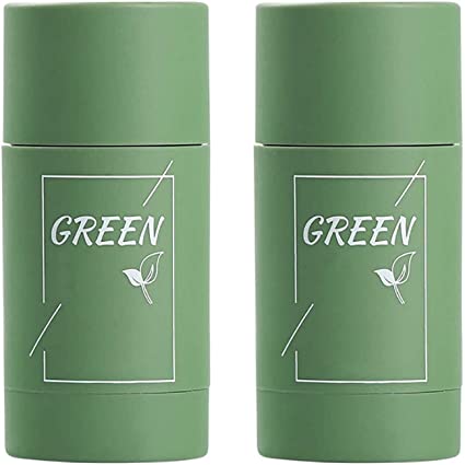 Photo 1 of 2PCS Green Tea Purifying Clay Mask, Deep Clean Pore, Face Moisturizes Oil Control, Improves Skin,for All Skin Types Men Women, EXP 02/18/2024