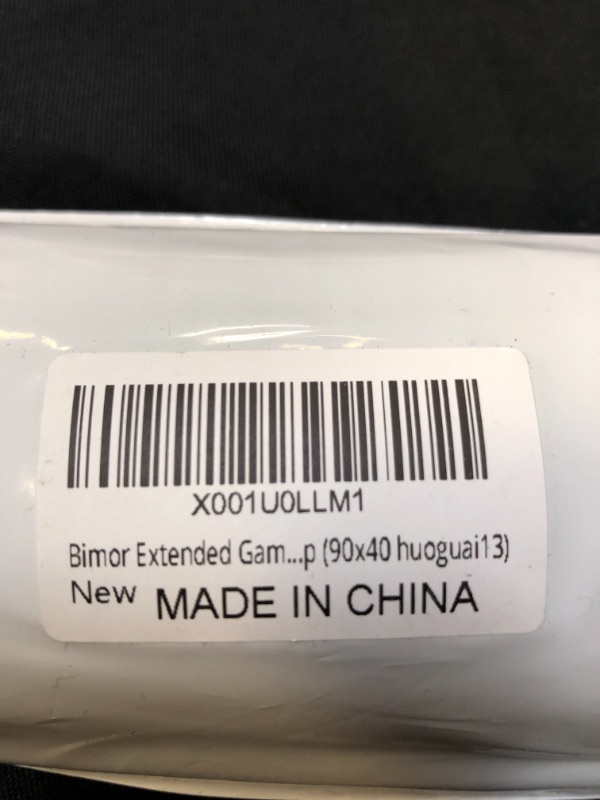 Photo 1 of Bimor Extended Gaming Mouse Mat / Pad - Large, Wide (Long) Custom Professional Mousepad, Stitched Edges, Ideal for Desk Cover, Computer Keyboard, PC and Laptop (90x40 huoguai13)
