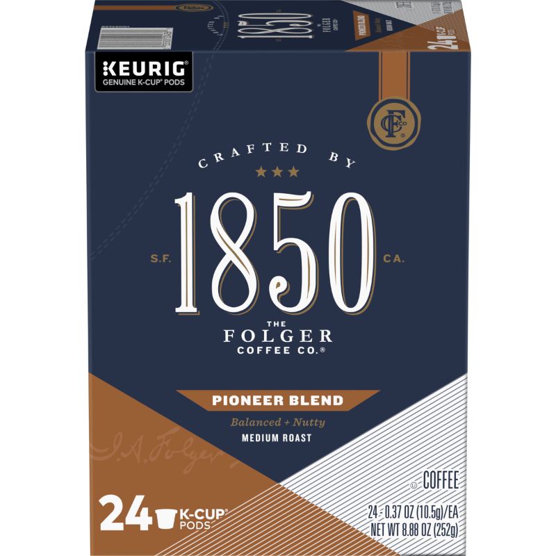 Photo 1 of 1850 Brand Coffee Pioneer Blend K-Cup Pods, Medium Roast Coffee, 24-Count
