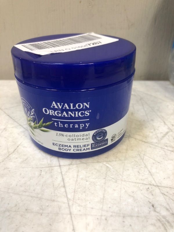 Photo 2 of Avalon Organics Eczema Relief Body Cream, 10 oz.