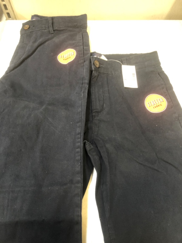 Photo 2 of Boys Uniform Stretch Chino Pants 2-Pack
SIZE 10