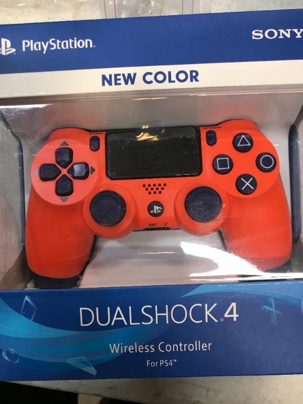 Photo 3 of DualShock 4 Wireless Controller for PlayStation 4 - Sunset Orange
