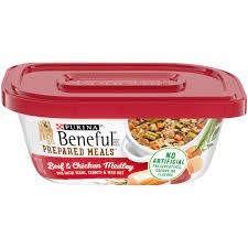 Photo 1 of Beneful Prepared Meals Beef & Chicken Medley 8/10 oz. Pack BEST BY NOV 2022