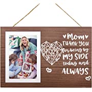 Photo 1 of Christmas Mother's Day Birthday Gifts for Mom,Picture Frames for Mom Thank You Gifts for Mother Mom in Law Stepmom from Daughter Son Rustic Wooden Photo Frame 4×6 Mother Daughter/Son Picture Frames
