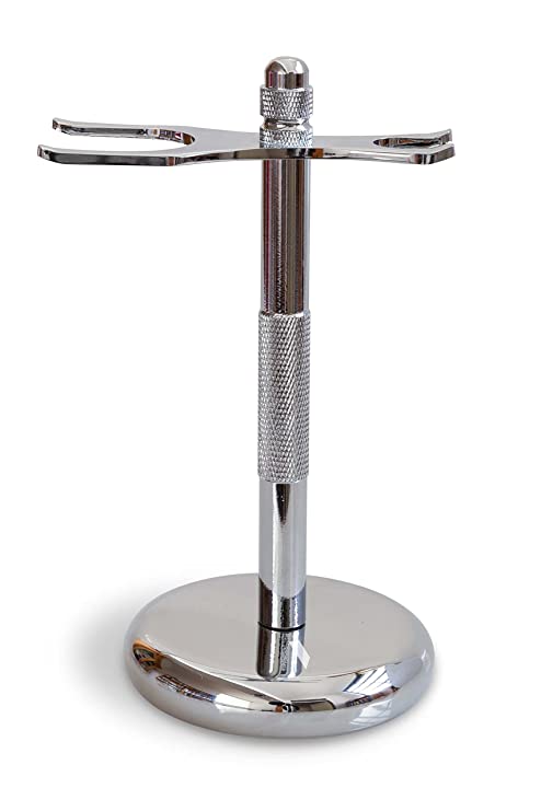 Photo 1 of Bevel Razor and Shaving Brush Display Stand with Non-Slip Base, Dual Shaving Stand Designed to Prevent Water Damage, Improve Hygiene and Protect Shaving Kit