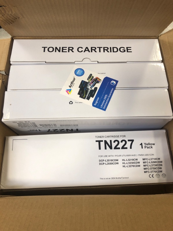 Photo 1 of Arthur Toner Cartridge TN227---4Pack