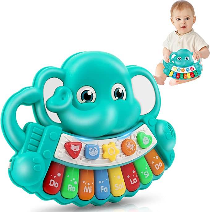 Photo 1 of Baby Toys for 6-12 Months, Musical Baby Toys for 6 7 9 12 18 Months, Baby Piano Keyboard, 1 Year Old Toddler Educational Toys, Toddler Gifts-----fatory sealed