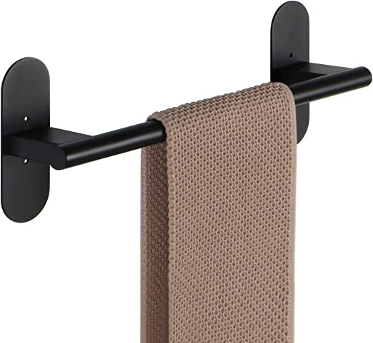 Photo 1 of Alise GY7040-B 16-Inch Bathroom Towel Bar, Matte Black