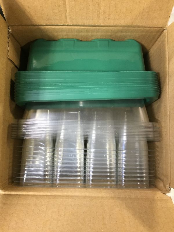 Photo 1 of Ahomdoo 10 Pack Seed Starter Tray, Humidity Adjustable Plant Germination Trays with 120 Cells, Seed Starting Trays and Base Mini Greenhouse Germination Kit for Seeds