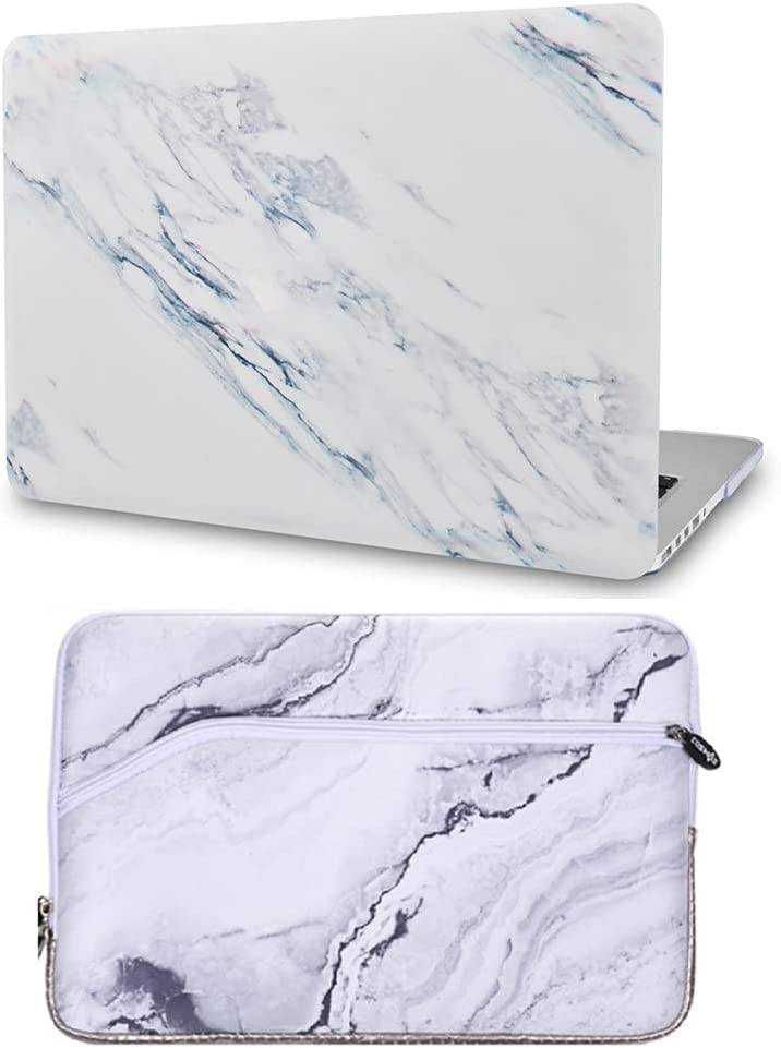 Photo 1 of LASSDOO Compatible with MacBook Pro Retina 13 inch Case 2015, 2014, 2013, 2012 Release A1502 A1425 Plastic Hard Shell + Matching Sleeve (Mauve Marble)