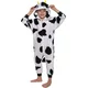 Photo 1 of Cow One Piece - Plush Kids Animal Costume Jumpsuit by Silver Lilly (7-9 Youth)---factory sealed