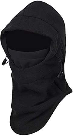 Photo 1 of Cold Weather Balaclava Ski Mask Windproof Thermal Face Mask Motorcycle Neck Warmer Fleece Cycling Beanie Hood - Winter Gear for Men Women - Running Tactical Hunting Camping Mowing Outdoor Sports