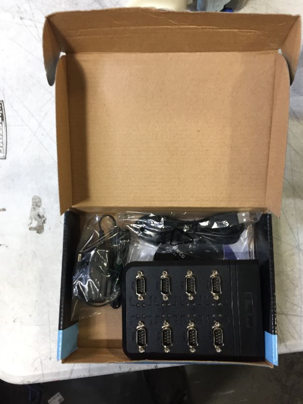 Photo 2 of Coolgear USB USB 2.0 Serial high Speed Adapter Box Industrial 8-Port RS-232 FTDI
