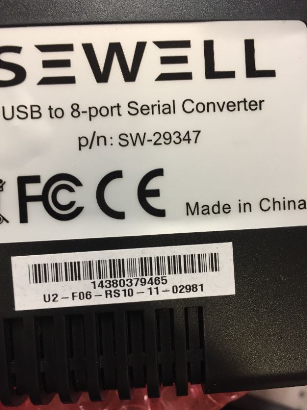Photo 3 of Coolgear USB USB 2.0 Serial high Speed Adapter Box Industrial 8-Port RS-232 FTDI
