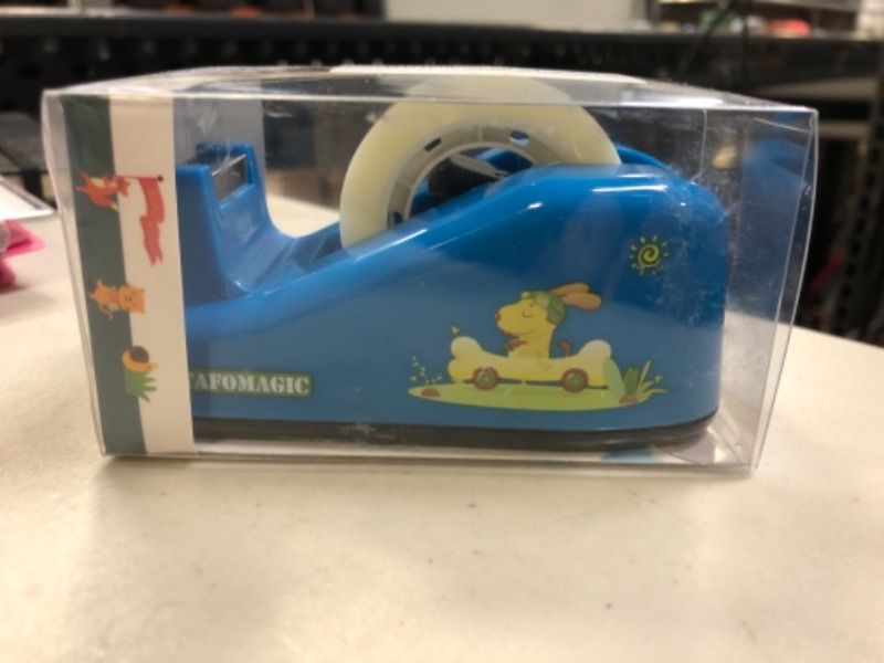 Photo 2 of Cute Desktop Tape Dispenser with 1 Invisible Roll Tape, Non-Skid Pad Design