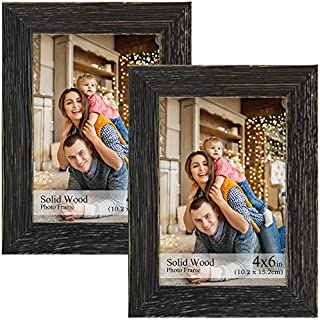 Photo 1 of  Picture Frame - 4" x 6", Black - Pack of 2