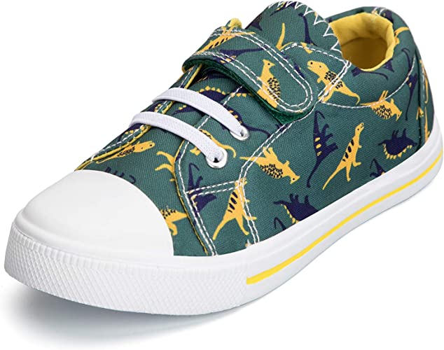 Photo 1 of K KomForme Toddler Boys Girls Shoes Kids Canvas Sneakers with Hook and Loops, SIZE 7 