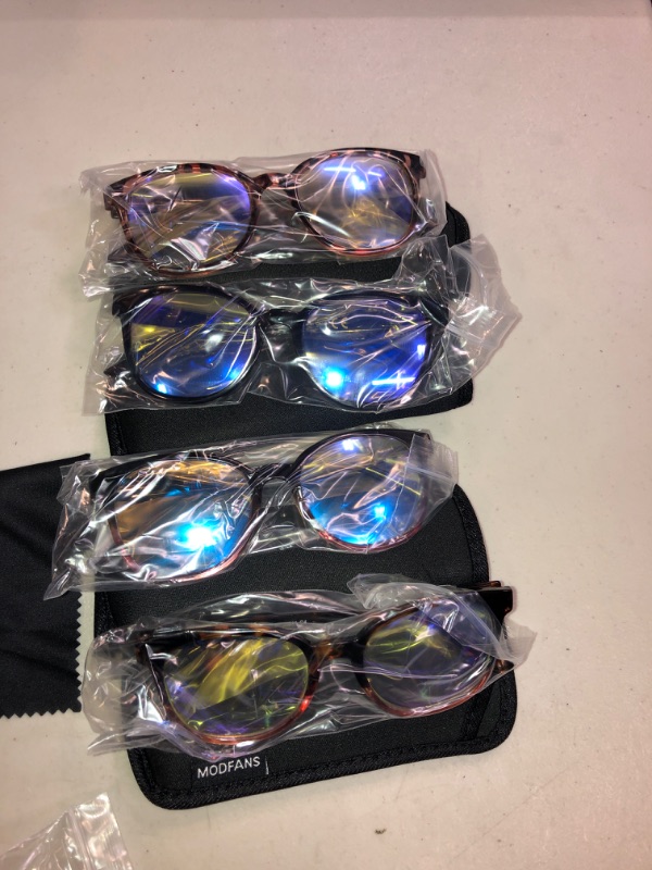 Photo 2 of 4 Pack Blue Light Blocking Glasses Men Women,Computer Glasses Non Prescription