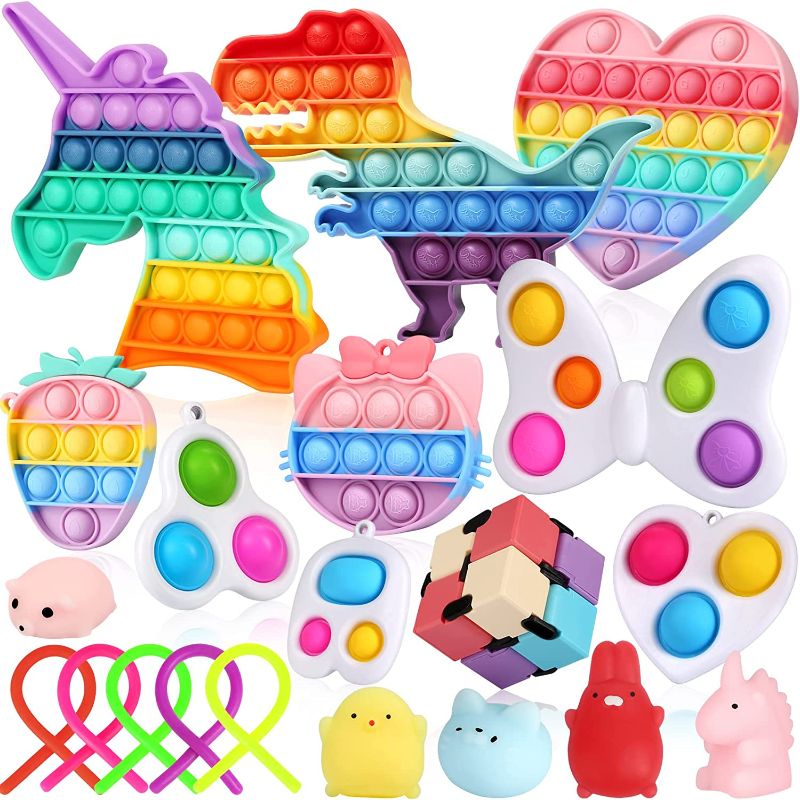 Photo 1 of 20 PCS Fidget Toys Pack Set Fidgets Toy Sets Packs Halloween Reward for Kids 20 Packs Fidget Toys Pack Stress Relief and Anti-Anxiety Tools
FACTORY SEALED