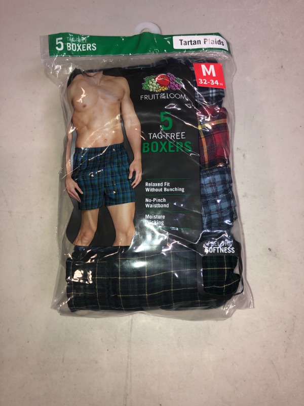 Photo 2 of Fruit of the Loom Men Underpants SIZE MEDIUM , 4 PCS