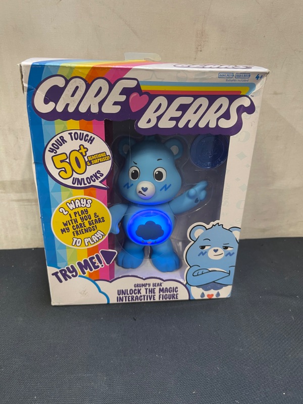 Photo 2 of Care Bears Grumpy Bear Interactive Collectible Figure
