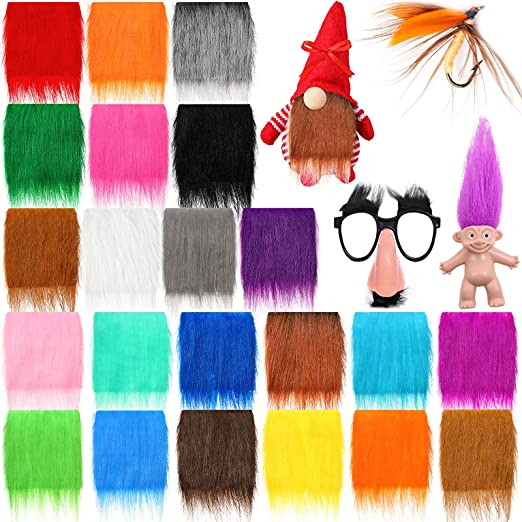 Photo 1 of 22 Colors Fly Tying Materials Craft Fur Fly Tying Long Fiber Streamer Materials Fluffy Synthetic Fiber Materials Tail for Fishing Lure Handwork Gnome Beard
Brand: Chivao