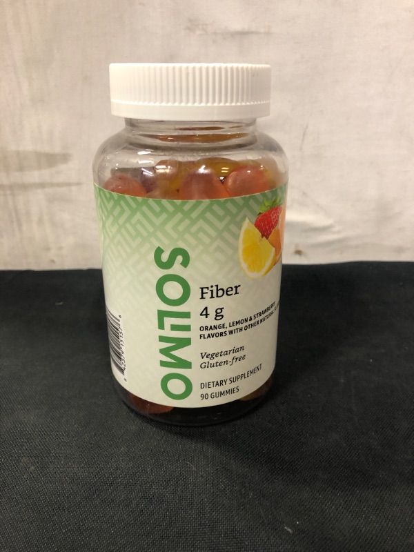 Photo 2 of Amazon Brand - Solimo Fiber 4g - Digestive Health, Best By Dec 2023