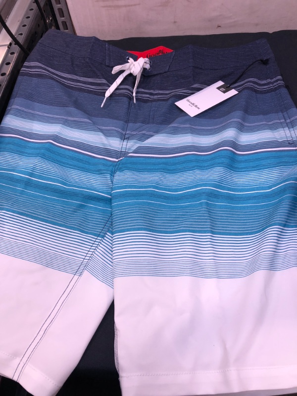 Photo 2 of  Striped Swim Trunks - Goodfellow & Co™, Size 34 