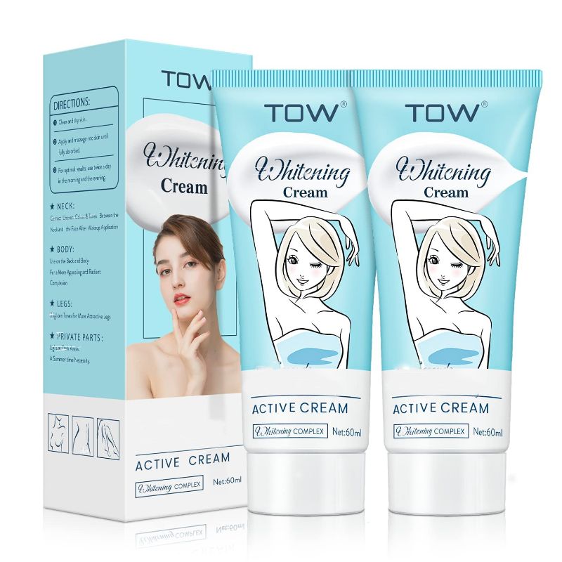 Photo 1 of Body Cream 2 Pack for Armpit, Underarm, Elbows, Knees, Cream Moisturizer for Face & All Parts of Body (120ml)
9/12/2023 exp