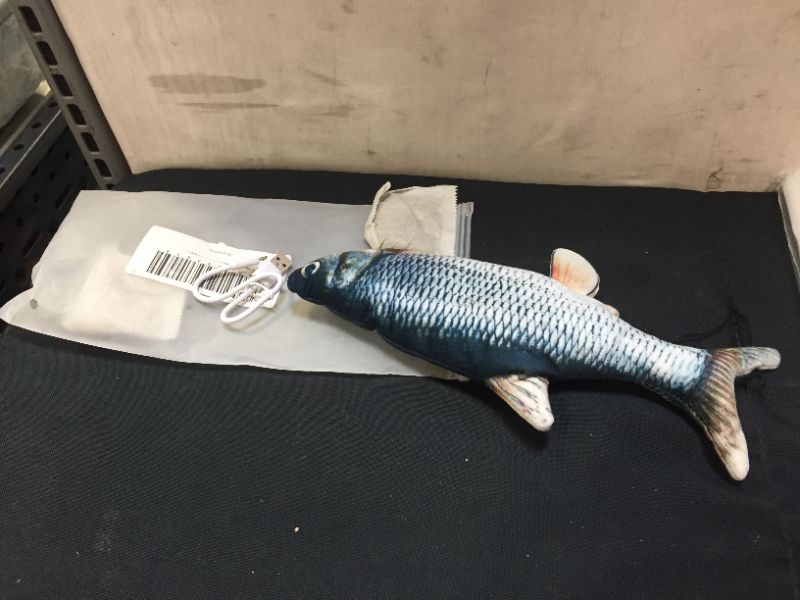 Photo 1 of Catnip Fish Toys Interactive Cats - Dorakitten Pet Flopping Plush Toys & Motion Kitten Toy & Chew Bite Kick Supplies for Kitten Kitty Indoor
